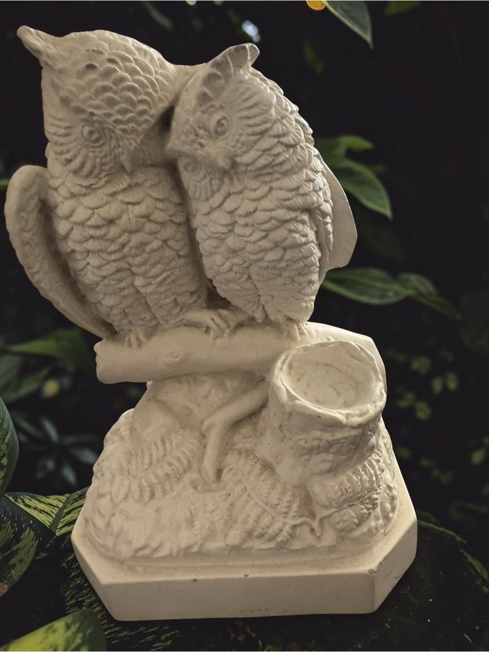 Athena Marble Owl Statue 1996